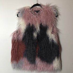 New faux fur vest